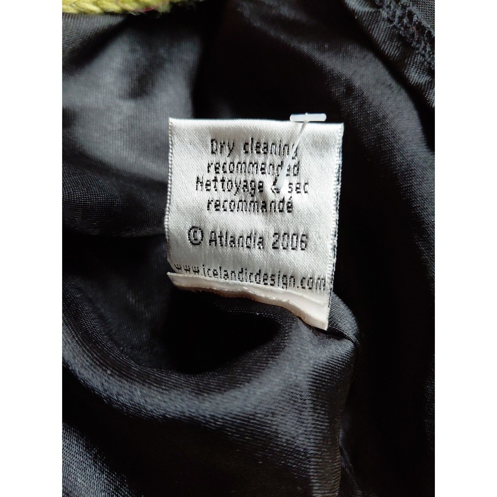 EUC Icelandic Designs Toggle Knit Crochet Cardigan Sweater Alpaca Wool  M Orange - Picture 7 of 12